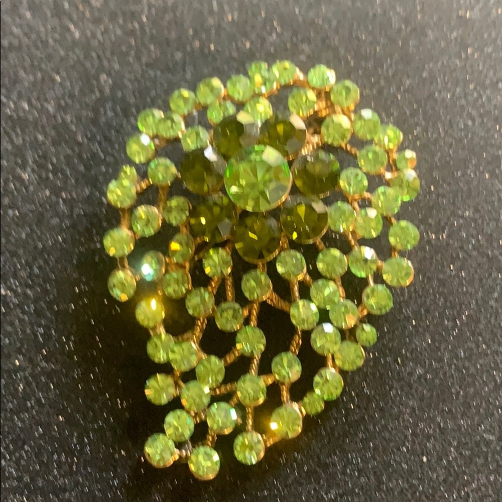 Crystal brooch